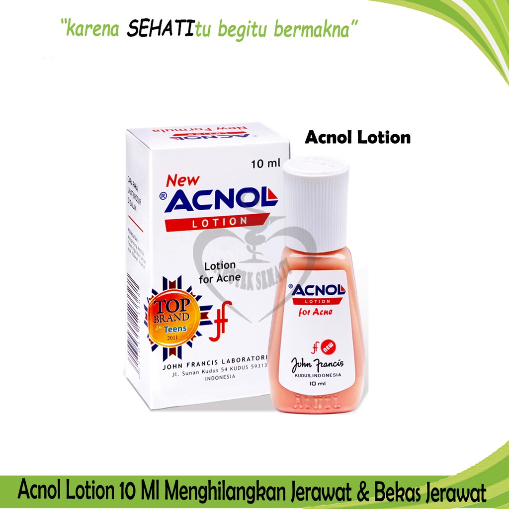 NEW ACNOL LOTION 10ML FOR ACNE OBAT JERAWAT
