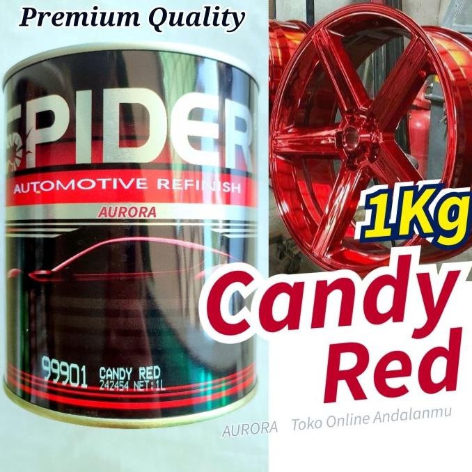 /////] Cat Candy Merah 1Kilo SPIDER Candytone Red 1Liter 1Kg Cendy Cenditon