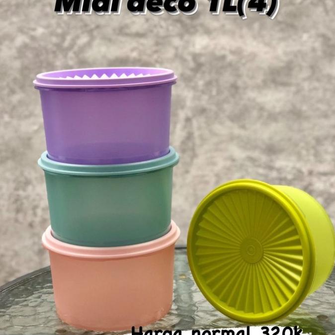 #####] Tupperware PROMO Midi Deco Canister Ecer 1 pcs