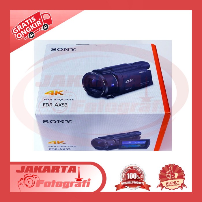 Camco Sony Fdr-Ax53 4K Ultra Hd Handycam Camcorder Distributor