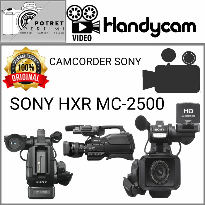 Camco Sony Camcorder Hxr-Mc2500 / Camcorder Sony Hxr-Mc2500 / Sony Mc2500