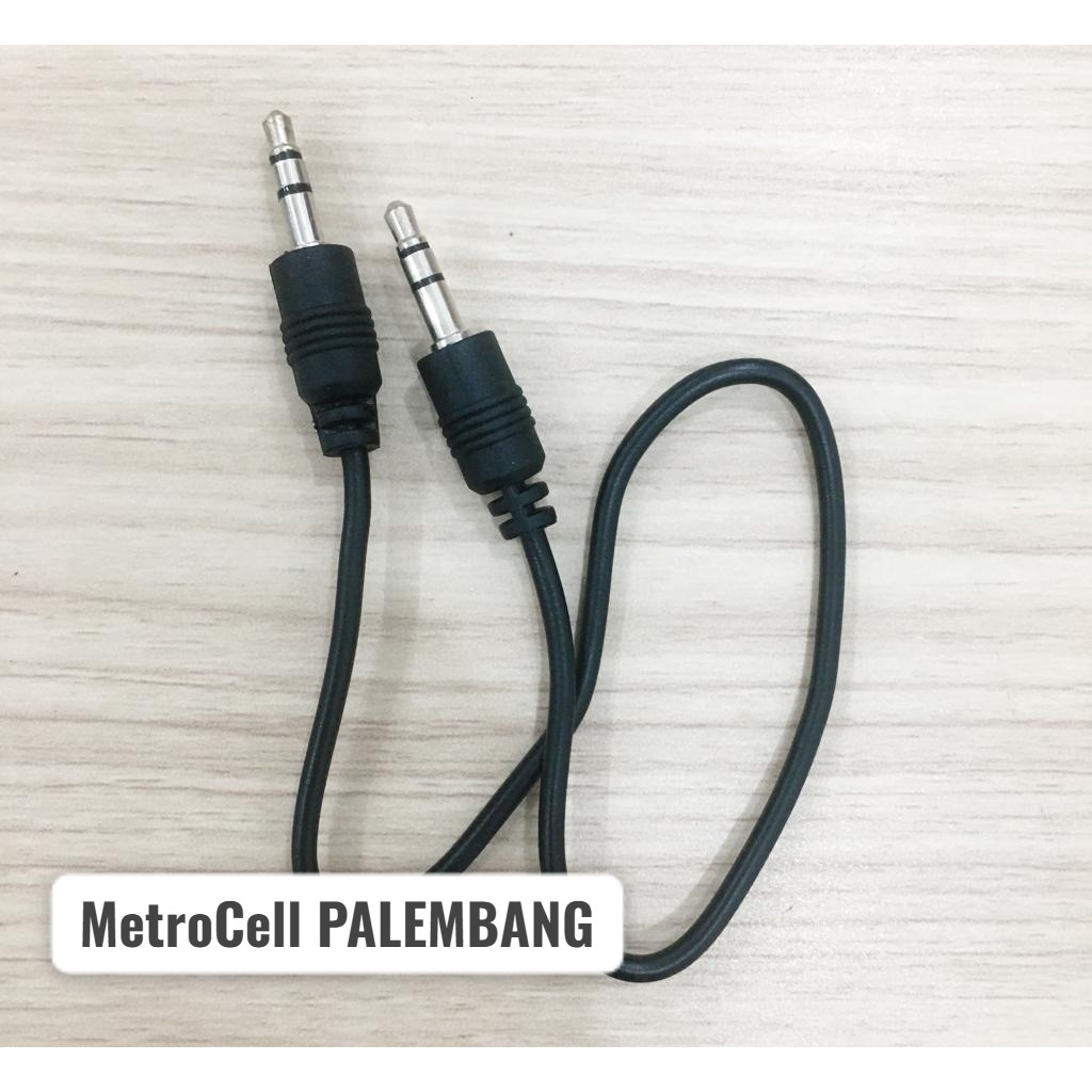 KABEL AUDIO JACK AUX 2 IN 1 TEBAL 1.2M/AUX 2IN1/AUX 1IN1 22CM