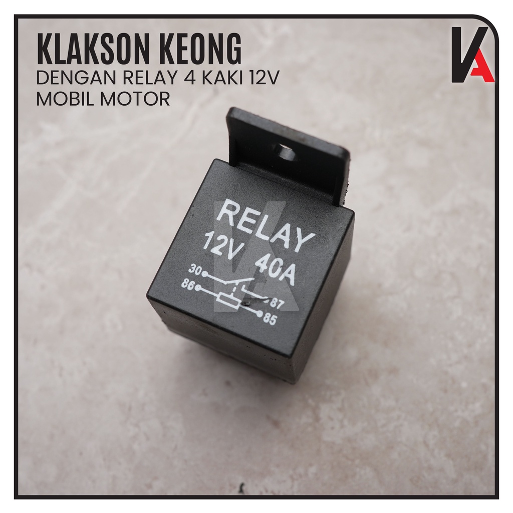 DCS Klakson Keong Mobil Motor Black Twin Tone Untuk Mobil &amp; Motor 12V Universal