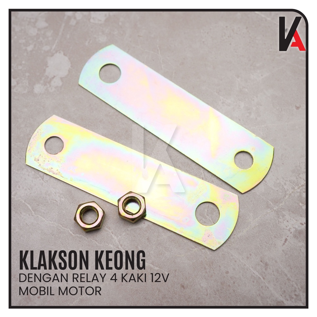 DCS Klakson Keong Mobil Motor Black Twin Tone Untuk Mobil &amp; Motor 12V Universal