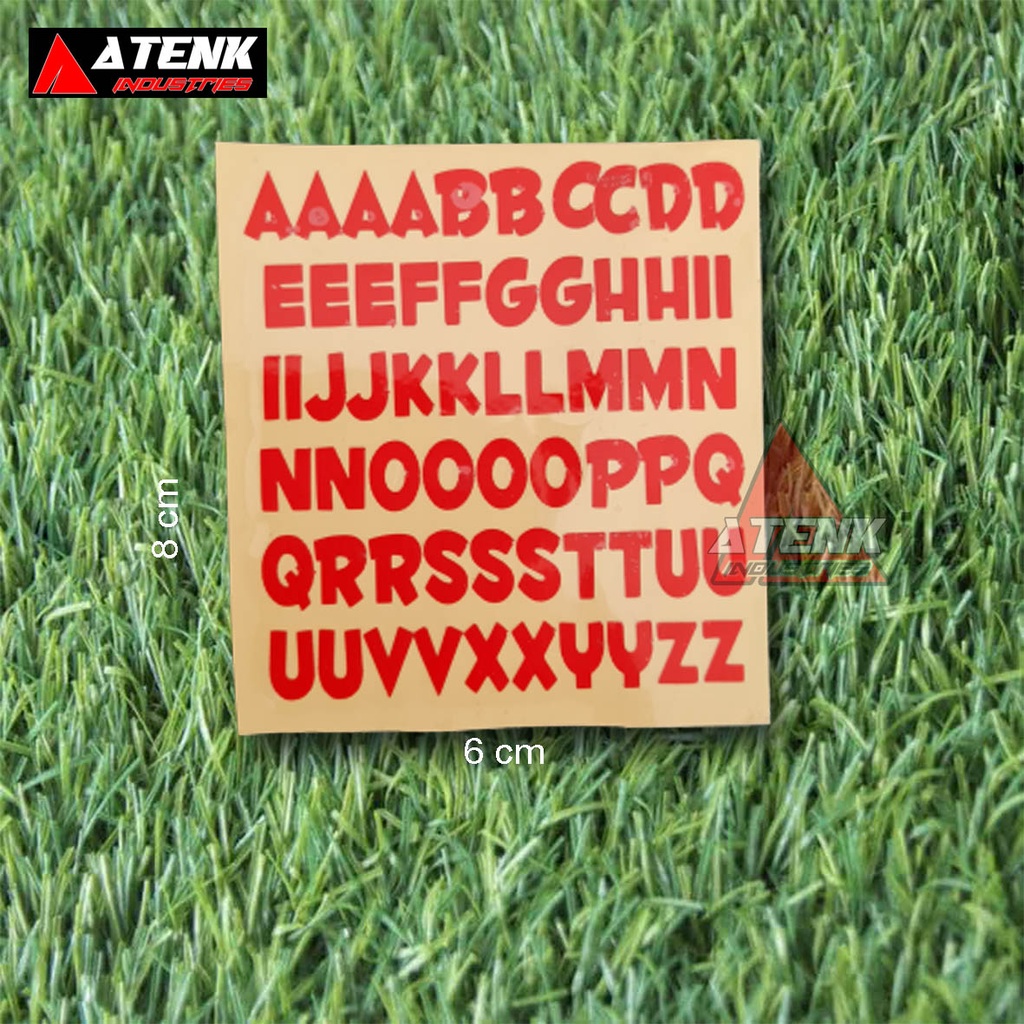 

STIKER TIMBUL/CUTTING STIKER MODEL HURUF