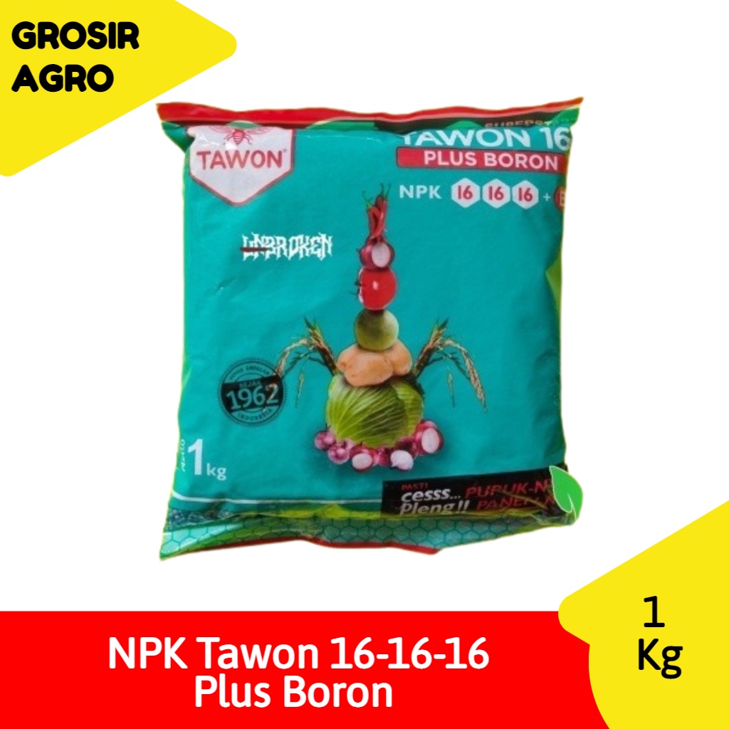 Pupuk NPK Tawon 16-16-16 Plus Boron 1 Kg