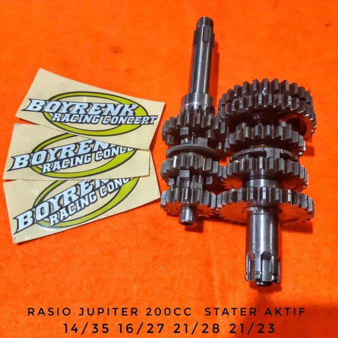 @@@@] RASIO RATIO JUPITER Z VEGA R CRYPTON CUSTOME RACING 200CC STATER AKTIF