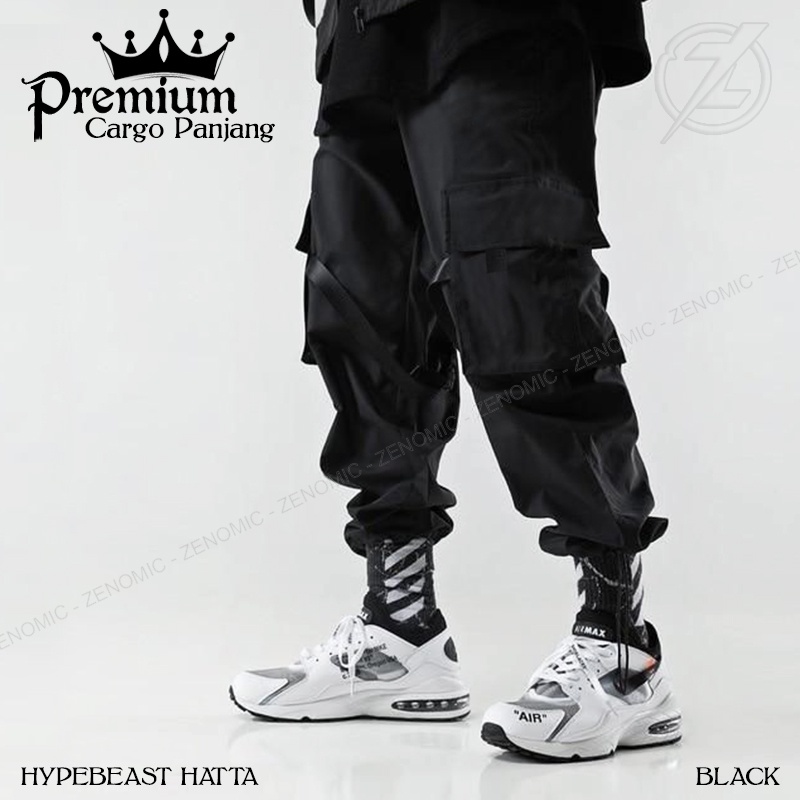 Celana Cargo Hypebeast Pria Harajuku Sweatpants Japan Trackpants Korean Style Distro Joger Harem Pan