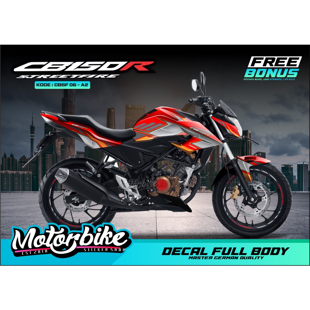 Decal CB150R 2016 2017 Variasi Sticker Decal Cb 150r