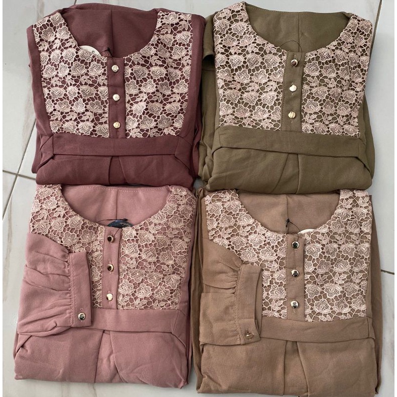 gamis lady zara mix brukat