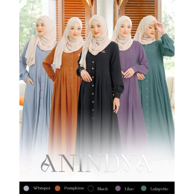[Terbaru] Gamis Aden Anindya Dress Ready