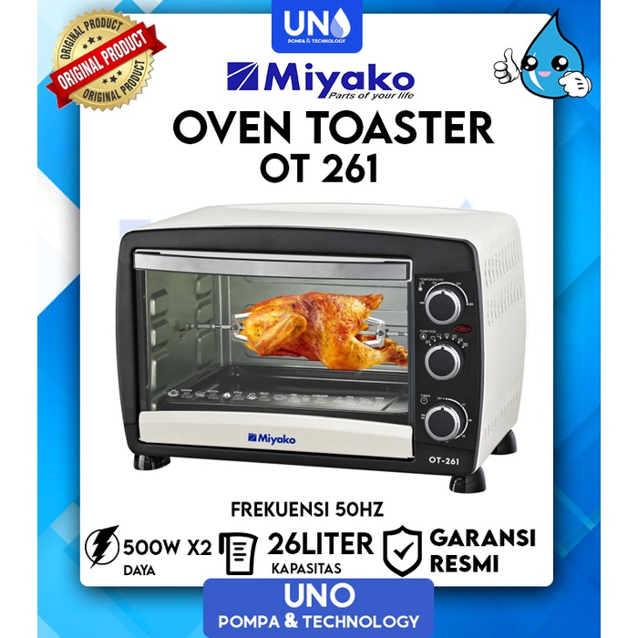 Oven Toaster Pemanggang Miyako OT-261 / OT 261