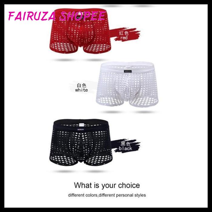 CELANA DALAM BOXER PRIA TRANSPARENT 003PJ CELANA DALAM BOXER PRIA TRANSPARENT 003PJ KUALITAS SANGAT 