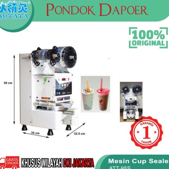 Mesin Cup Sealer 120 Watt - Autata Att-95S White Panda