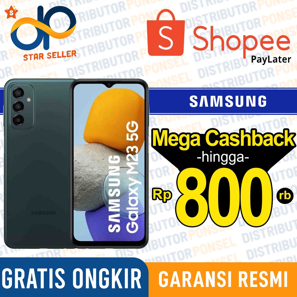 Samsung Galaxy M23 5G 6GB+128GB Garansi Resmi Sein Samsung M23 NFC 6 GB 128 GB