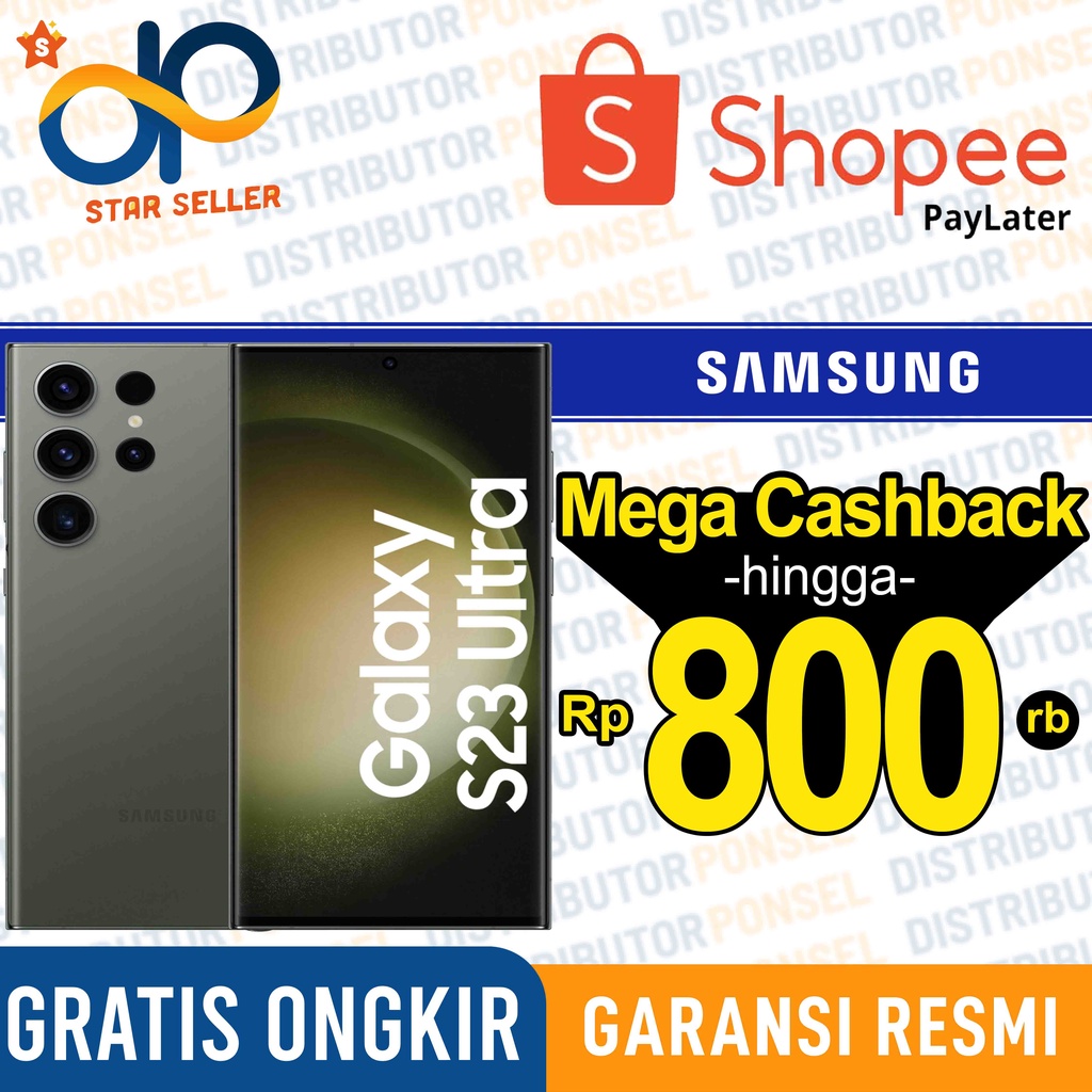 Samsung Galaxy S23 Ultra 5G 12GB+1TB - 12GB+512GB - 12GB+256GB Garansi Resmi Samsung S23 Ultra