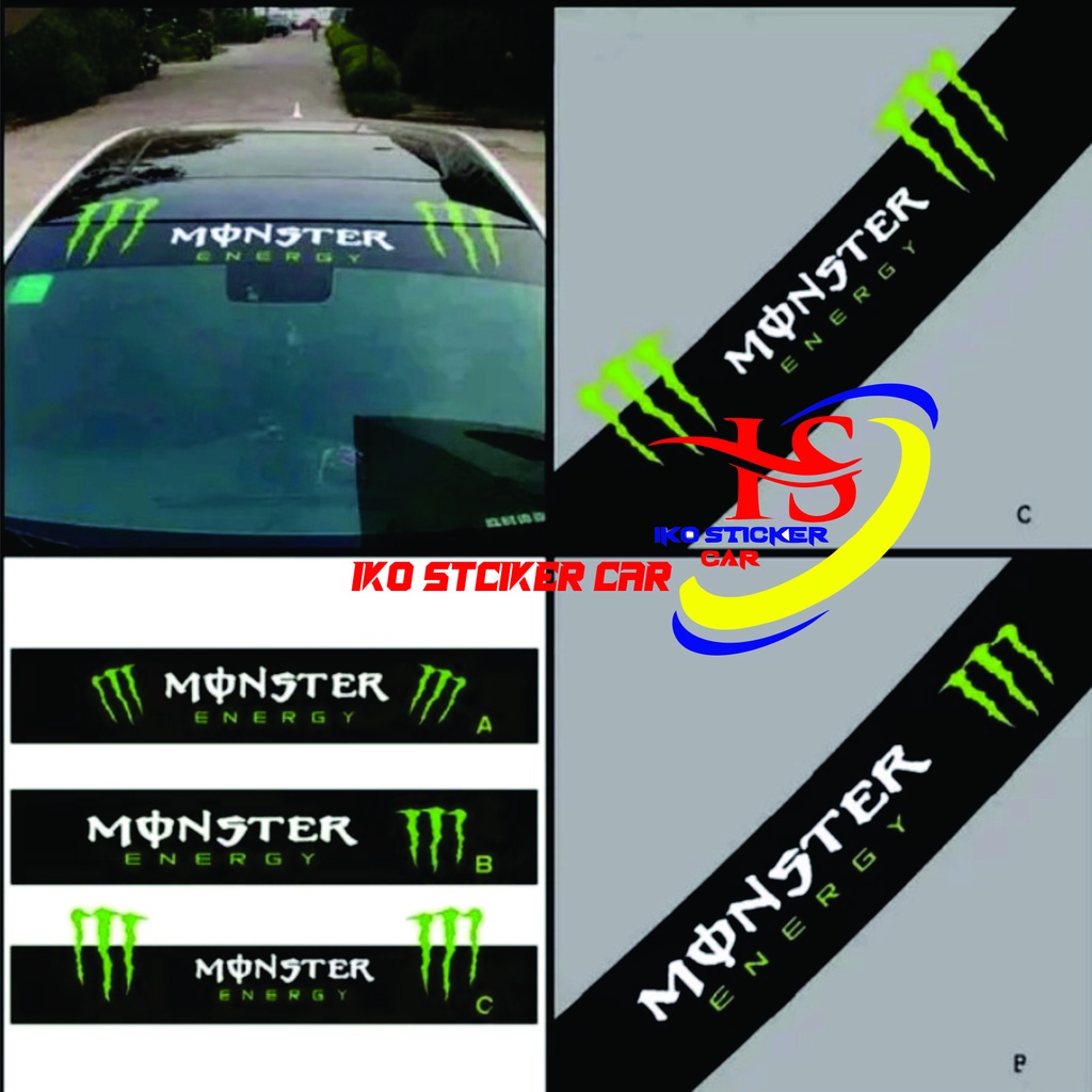 Terlaris Stiker Mobil Sticker Kaca Depan Mobilio Jazz Avanza Civic Xpander Brio Calya Agya Terios