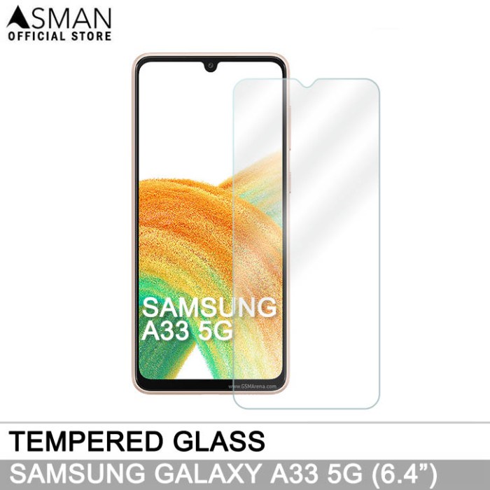 Tempered Glass Samsung Galaxy A33 5G (6.4&quot;) | Anti Gores Pelindung Layar Kaca - Bening