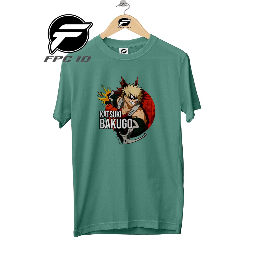 Kaos Anime Katsuki Bakugo My Hero Academia Cotton Combed 30s Pakaian Pria Distro Atasan Wanita Jumbo Pilihan Favorit Fpc Id