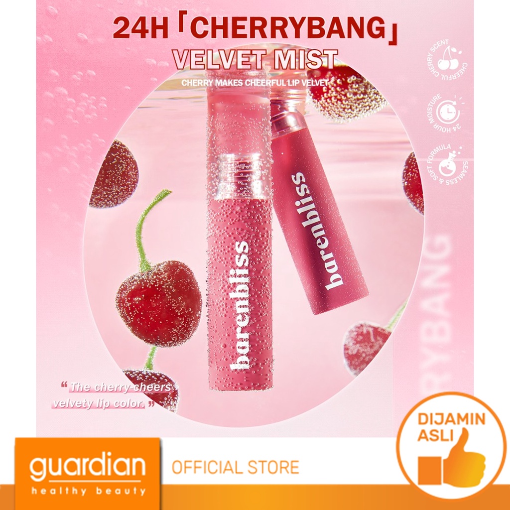 BNB barenbliss Cherry Makes Cheerful Lip Velvet - 24H Moisture - 03 Cherish Delight
