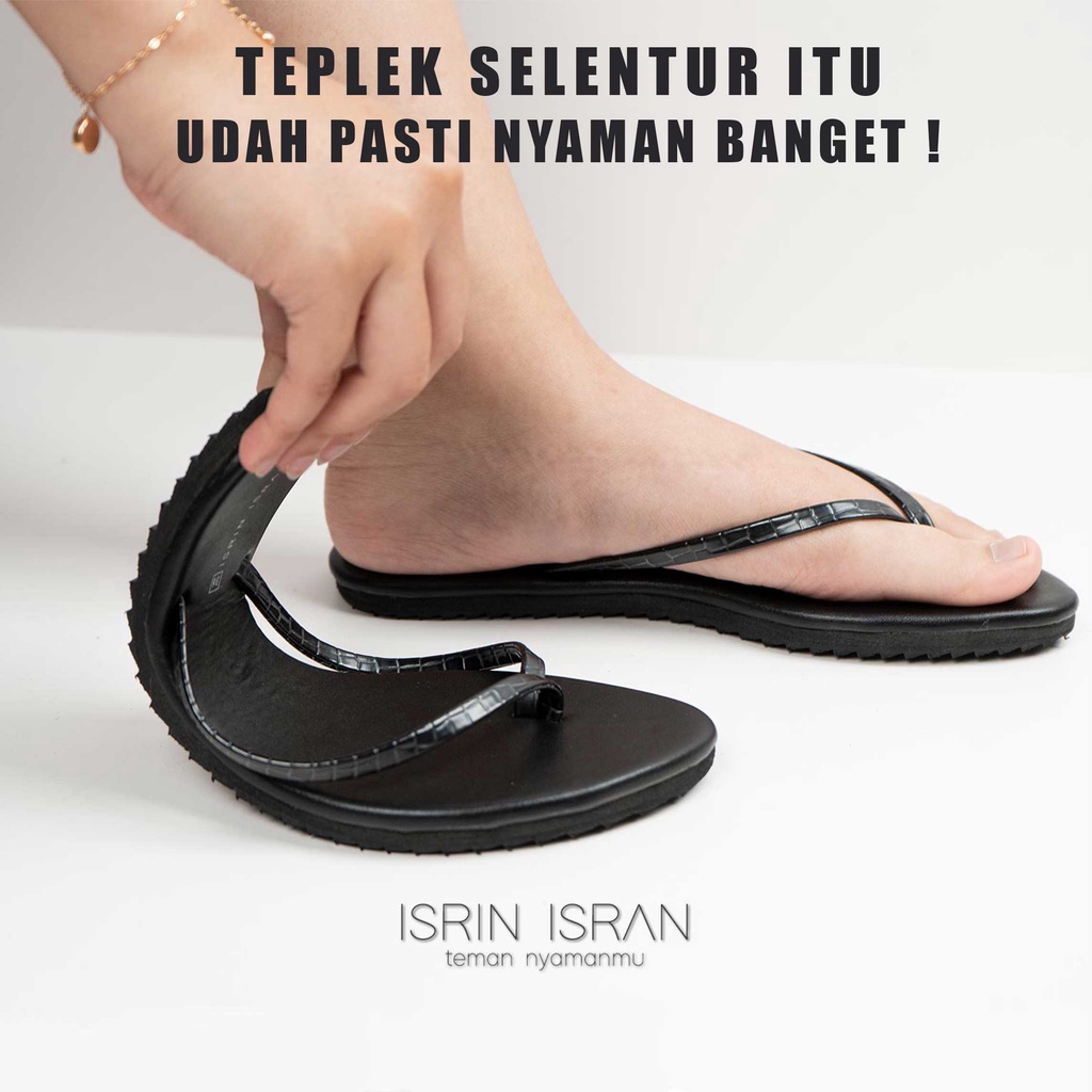 ISRIN ISRAN - FLETIE Sandal Jepit Wanita Teplek