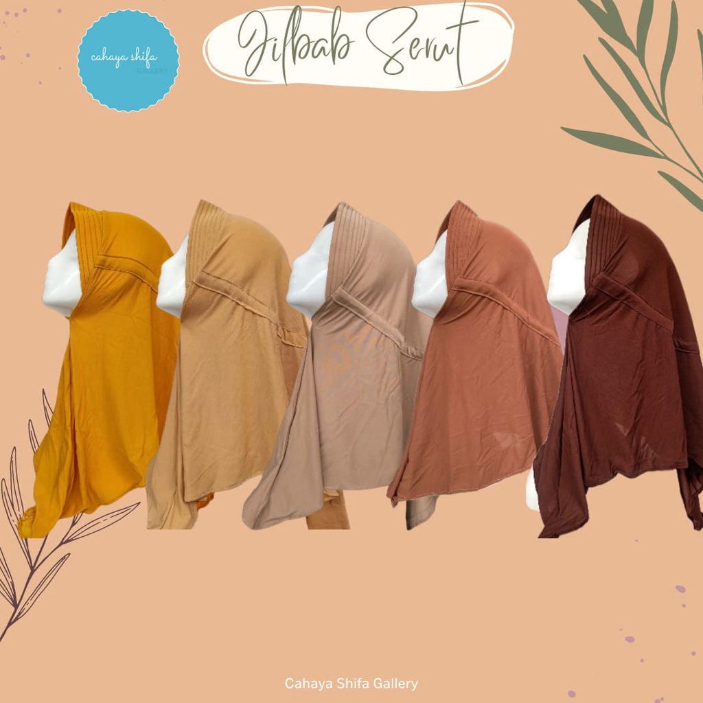 Jilbab Serut bahan jersey Best Seller Termurah