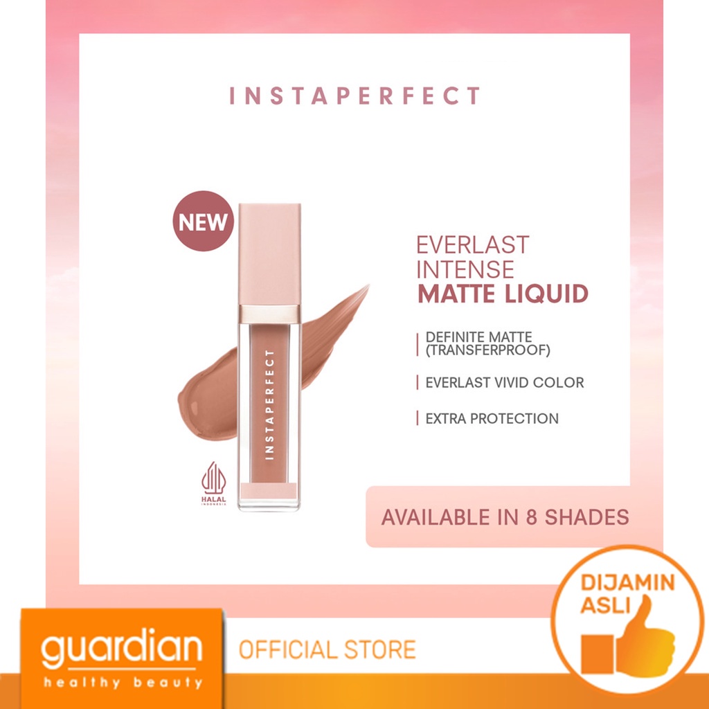 WARDAH INSTAPERFECT Everlast Intense Matte Liquid 4.2g Lip Cream - 07 Effortless