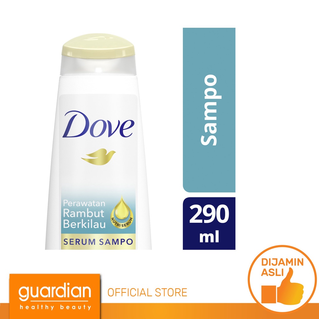 DOVE Shampoo Rambut Berkilau 290ml