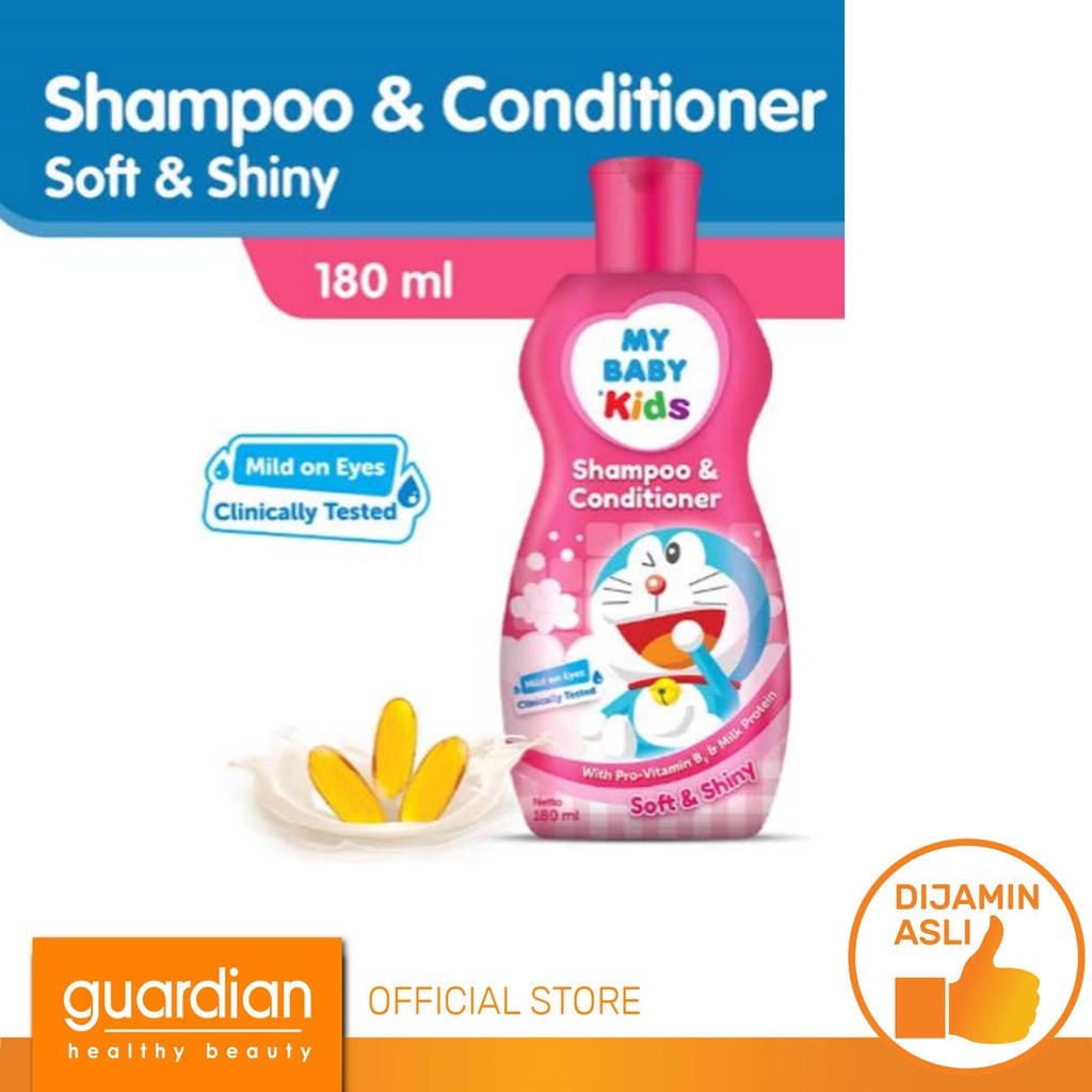 MY BABY Kids Shampoo &amp; Conditioner Soft &amp; Shiny 180ml