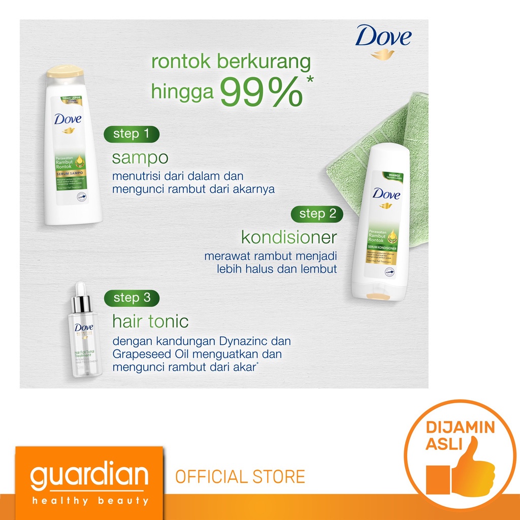 DOVE Shampoo Perawatan Rambut Rontok 290ml