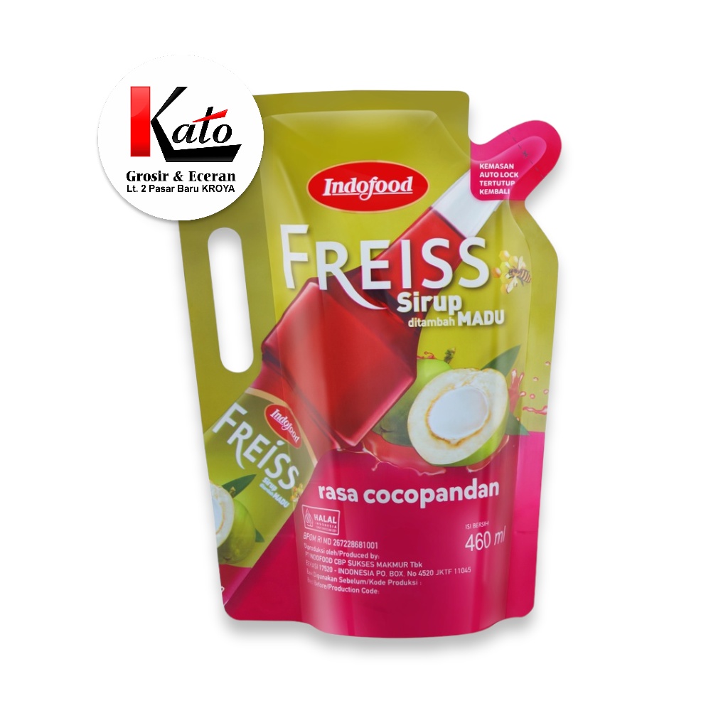 

Sirup Indofood Freiss Syrup Coco Pandan Pouch 460ml