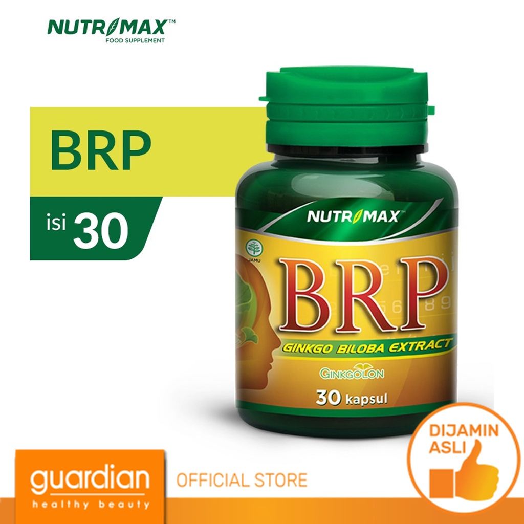 NUTRIMAX BRP (Brain Power) 30s Nutrisi Otak Meningkatkan Konsentrasi dan Daya Ingat