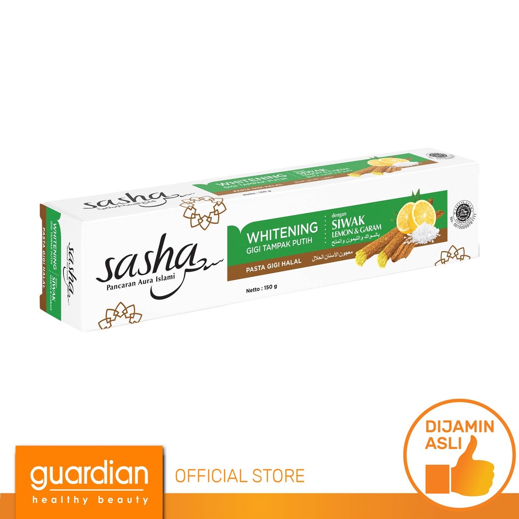 SASHA Toothpaste Whitening 150g