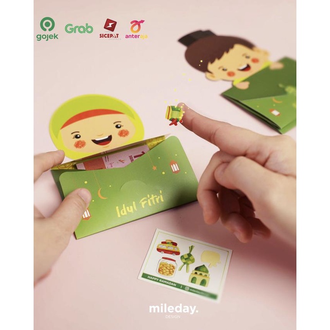 

Ready oke] AMPLOP IDUL FITRI / AMPLOP LEBARAN UNIK PREMIUM FREE STICKER
