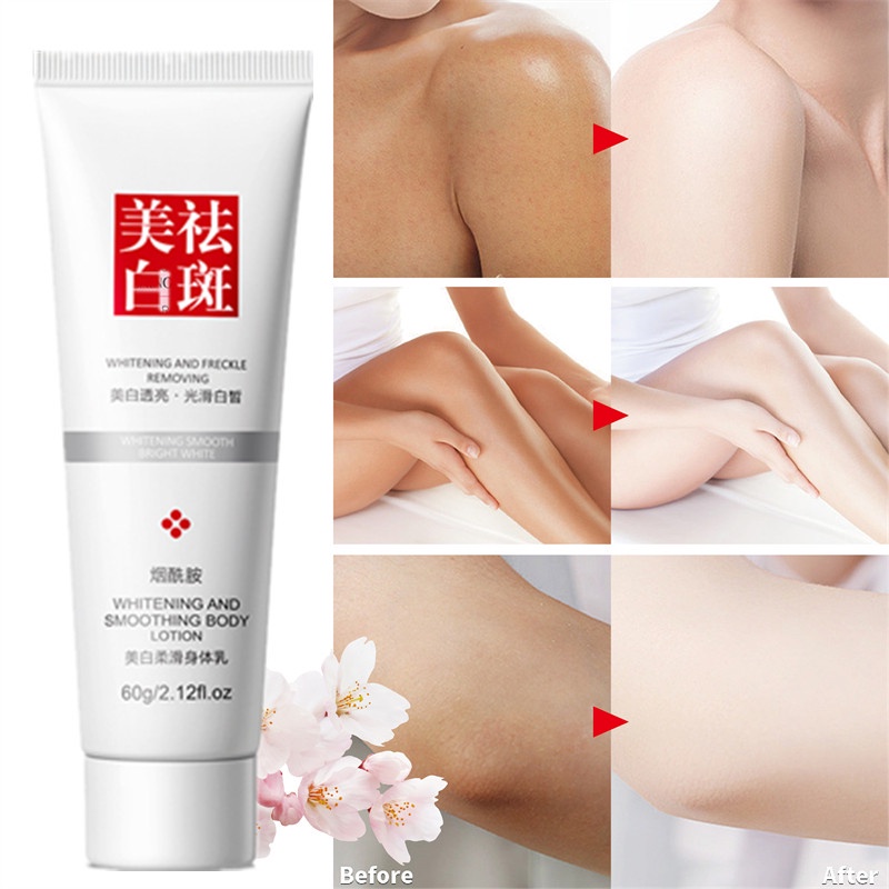 60g Niacinamide Whitening Body Lotion   Brightening Body Serum Body Cream