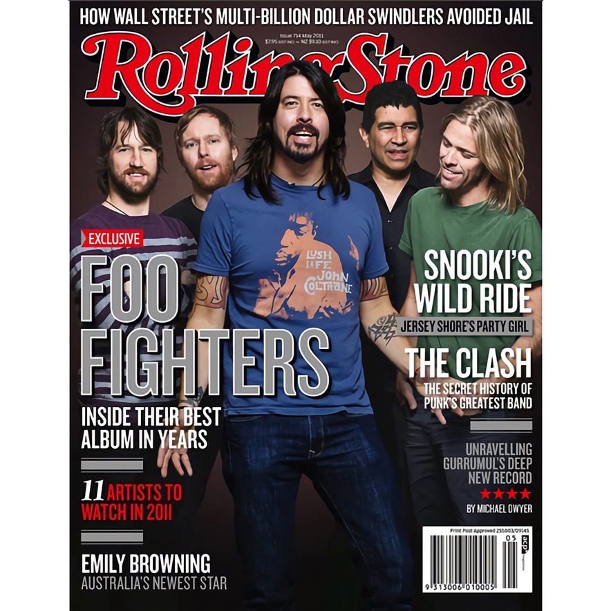 POSTER DINDING FOO FIGHTERS (BISA CUSTOM GAMBAR)