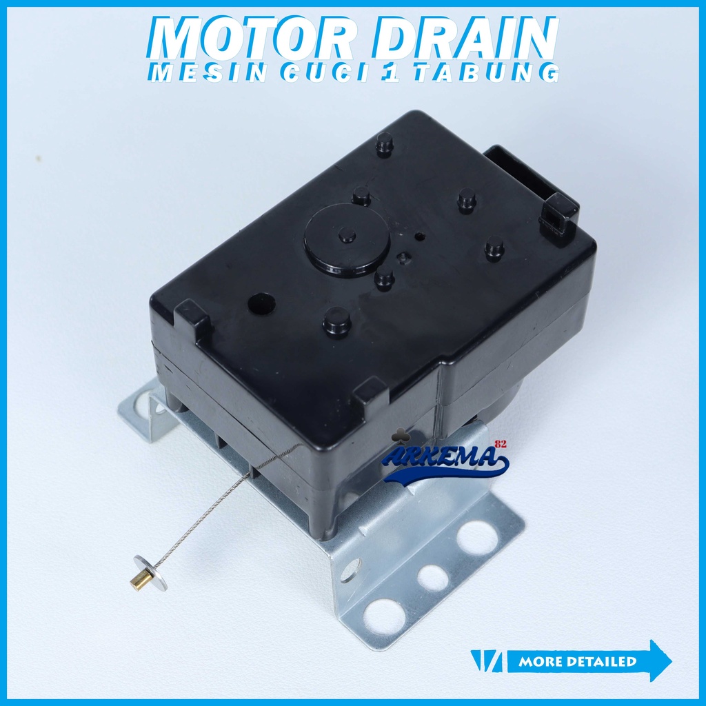 MOTOR DRAIN MESIN CUCI 1 TABUNG | DREN TARIKAN BUANGAN AIR MESIN CUCI RETRACTOR UNIVERSAL SAMSUNG DLL - ARKEMA