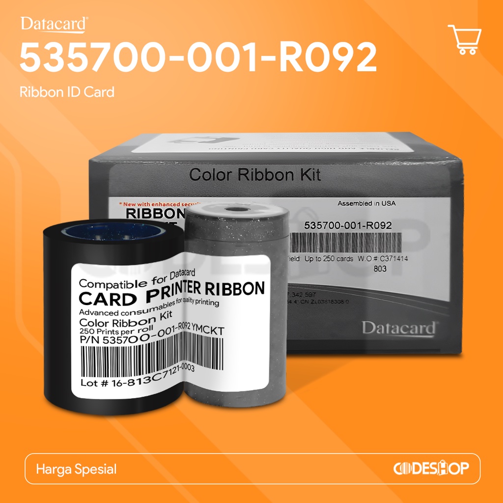 RIBBON WARNA COLOR DATACARD CD168 - CD 168 - YMCKT 535700-001-R092