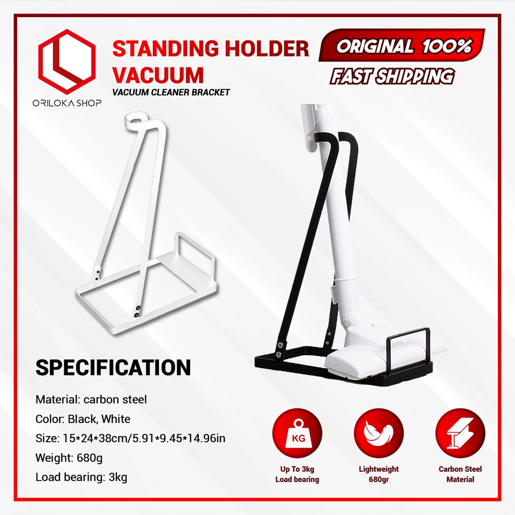 Bracket Vacuum cleaner / Standing Holder Vacuum Cleaner - Dudukan Vacuum