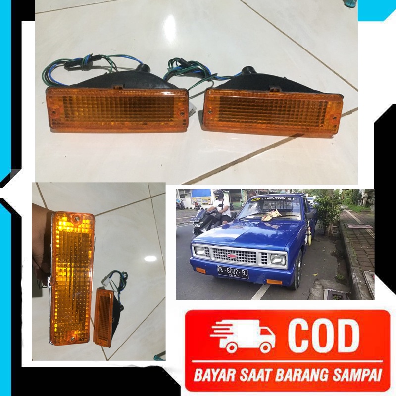 LAMPU SEN BEMPER DEPAN MOBIL CHEVROLET LUV KBD 26 - 21 FRONT LAMP