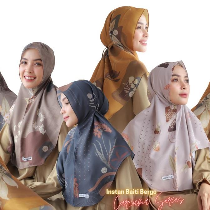 Hijabwanitacantik - Instan Baiti Curcuma|Hijab Instan|Jilbab Instan SALE