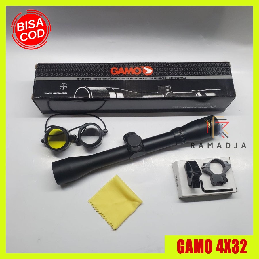 TELESKOP GAMO 4X32 TELESCOPE GAMO 4X32 TELESKOP RINGAN GAMO MILDOT