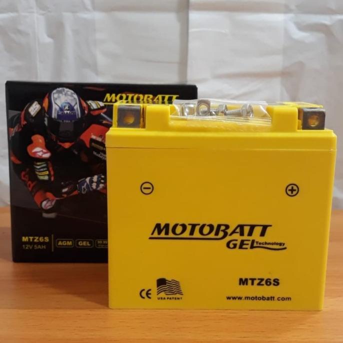 Aki motor Kawasaki KLX 150 Motobatt MTZ6S aki gel