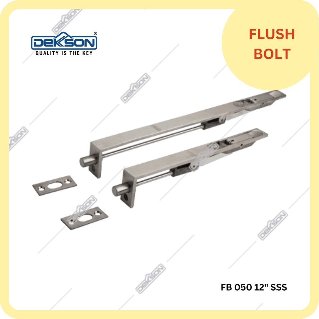 Grendel Tanam FLUSH BOLT FB 050 12" SSS DEKKSON