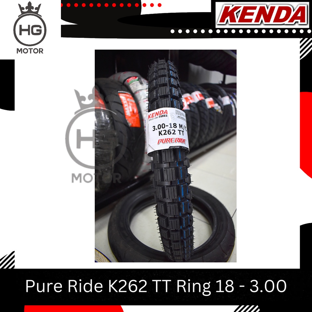 BAN KENDA K262 300 RING 18 3.00-18 BAN SEMI TRAIL TUBETYPE