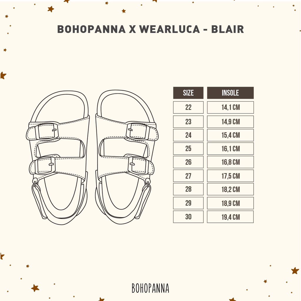 Bohopanna X Wearluca Blair / Sepatu Anak