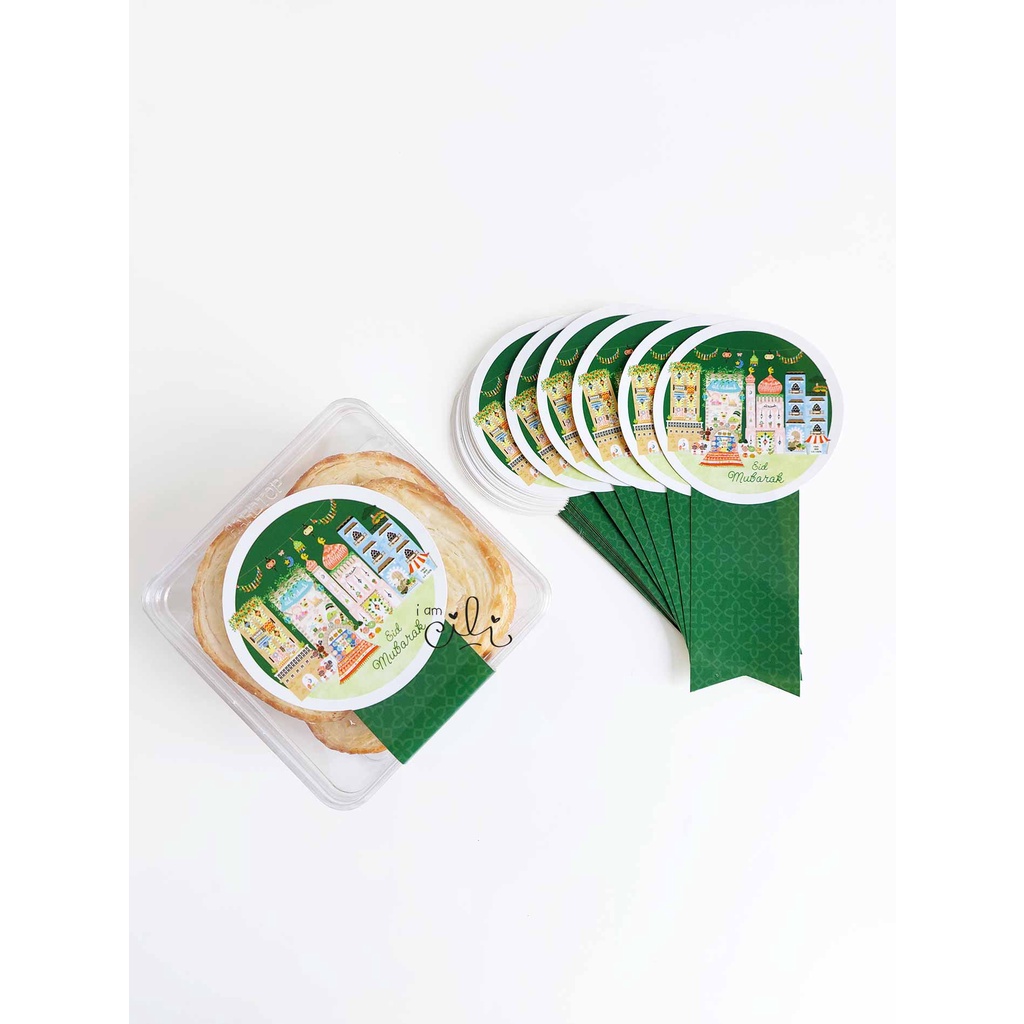 

(SIF094+SIF095) STIKER toples eid lebaran idul fitri SOUQMARKET [isi 25 stiker]