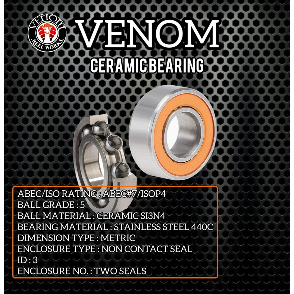 Bearing ceramic reel pancing Venom Hybrid Ceramic ABEC7