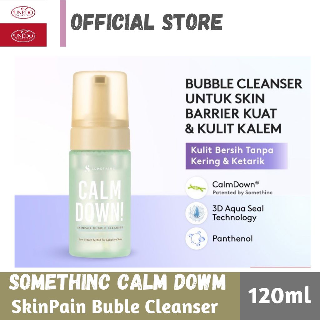 Somethinc Calm Down  Buble Cleanser Sabun Muka