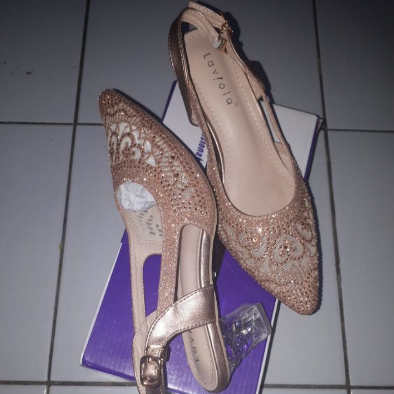 Sepatu Heels Laviola ( Preloved )